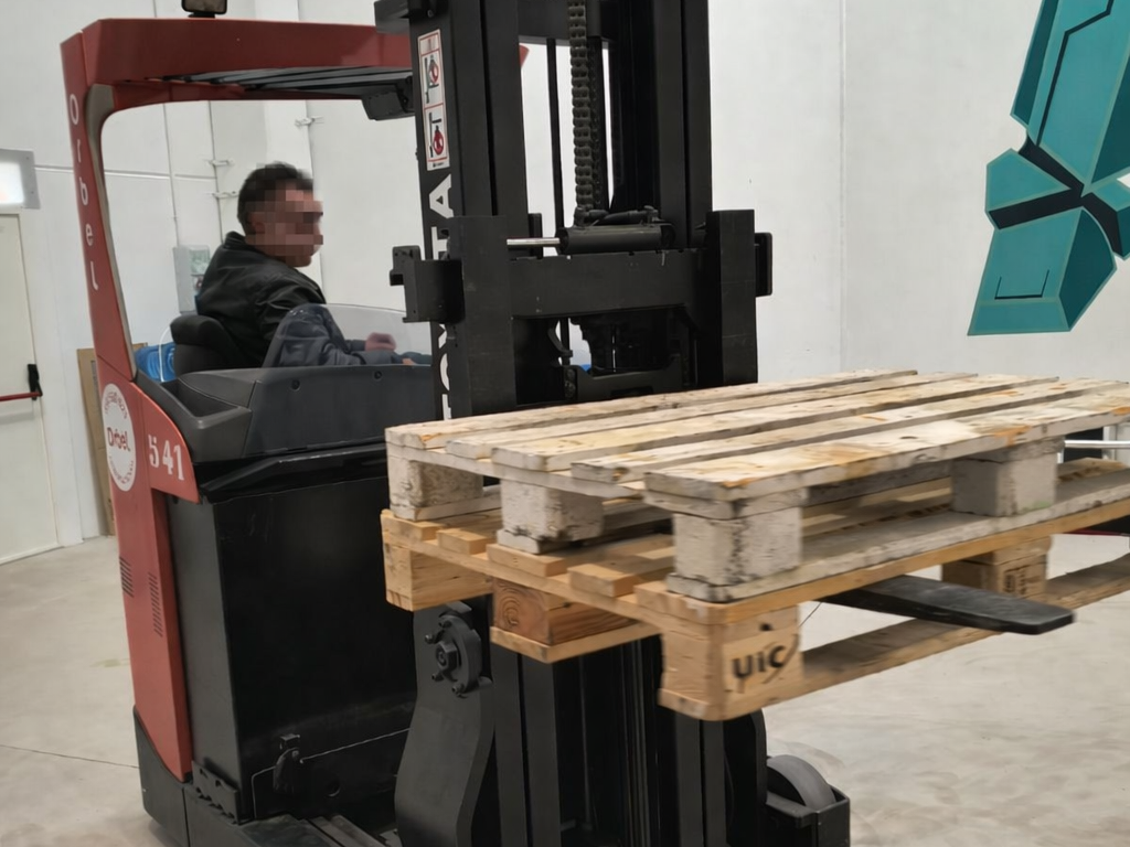 Carretilla y Puente Grúa